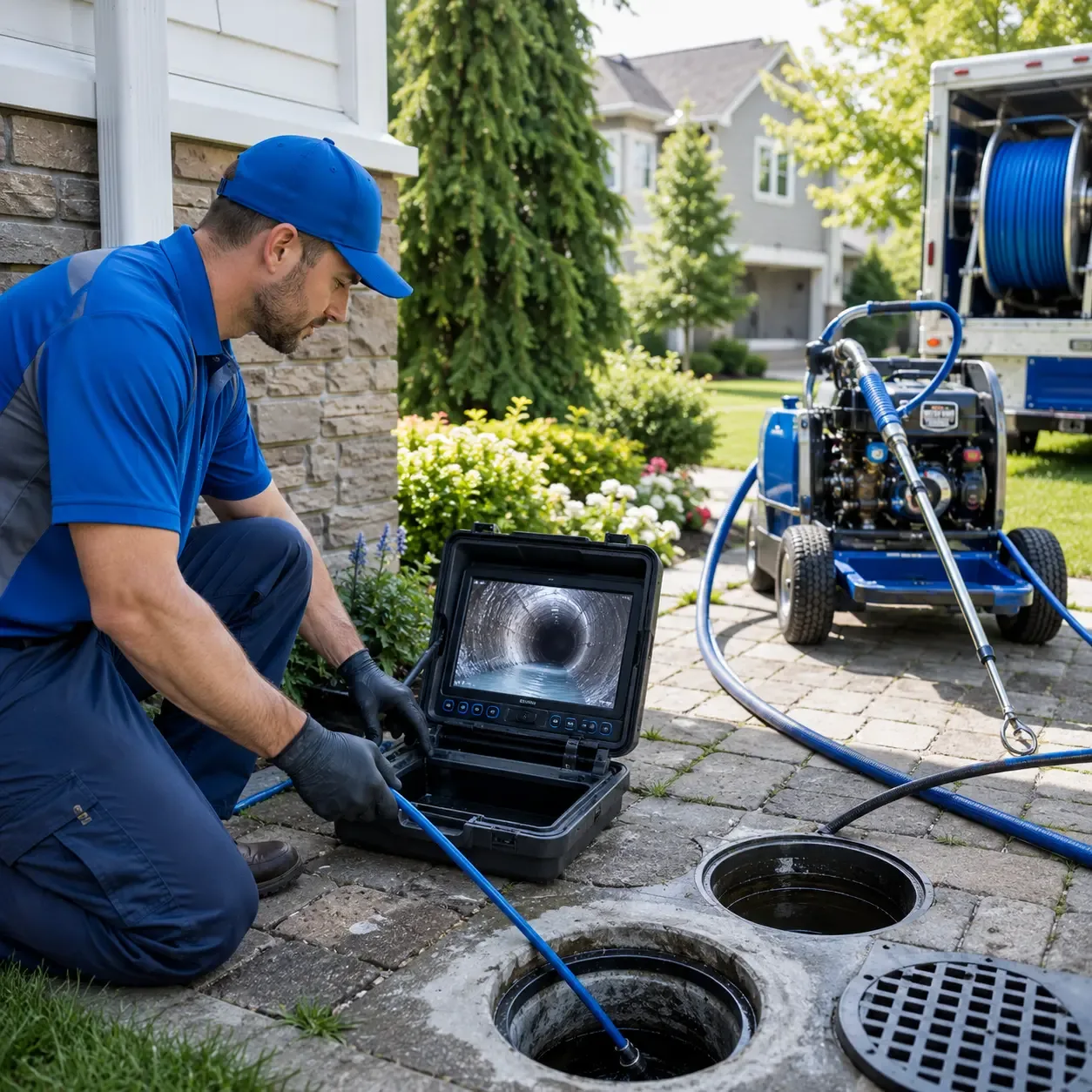 Outdoor drain cleaning professionals serving Pocono Summit, PA